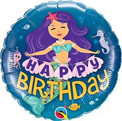 #20 Mermaid Happy Birthday