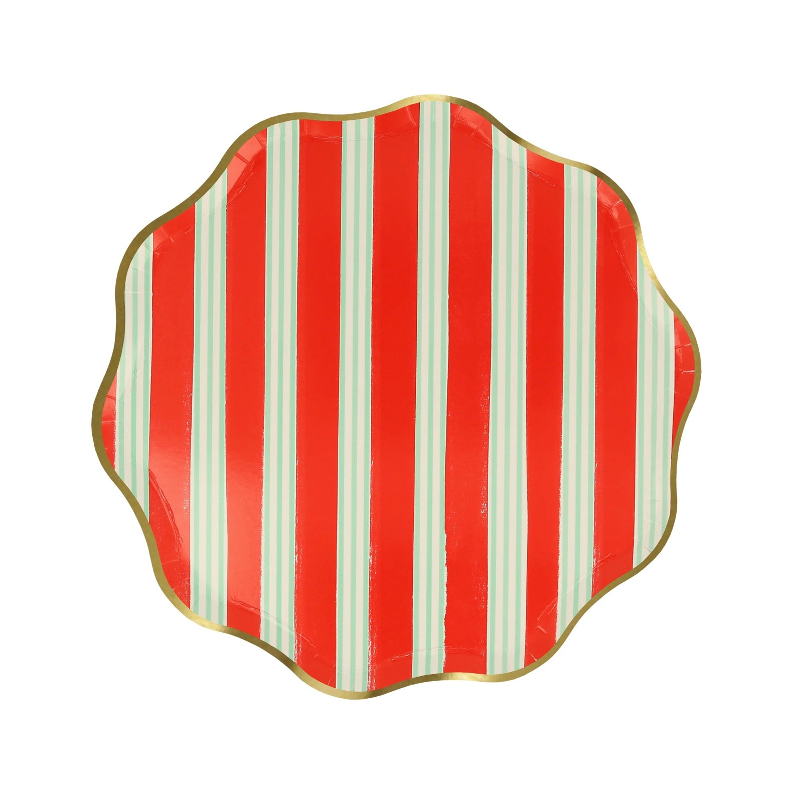 Joyfully Striped Plates