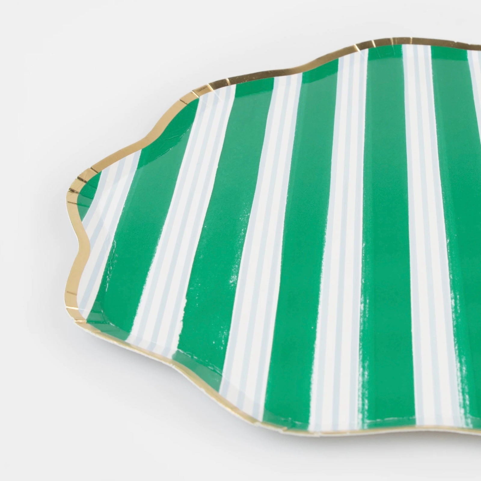 Joyfully Striped Plates