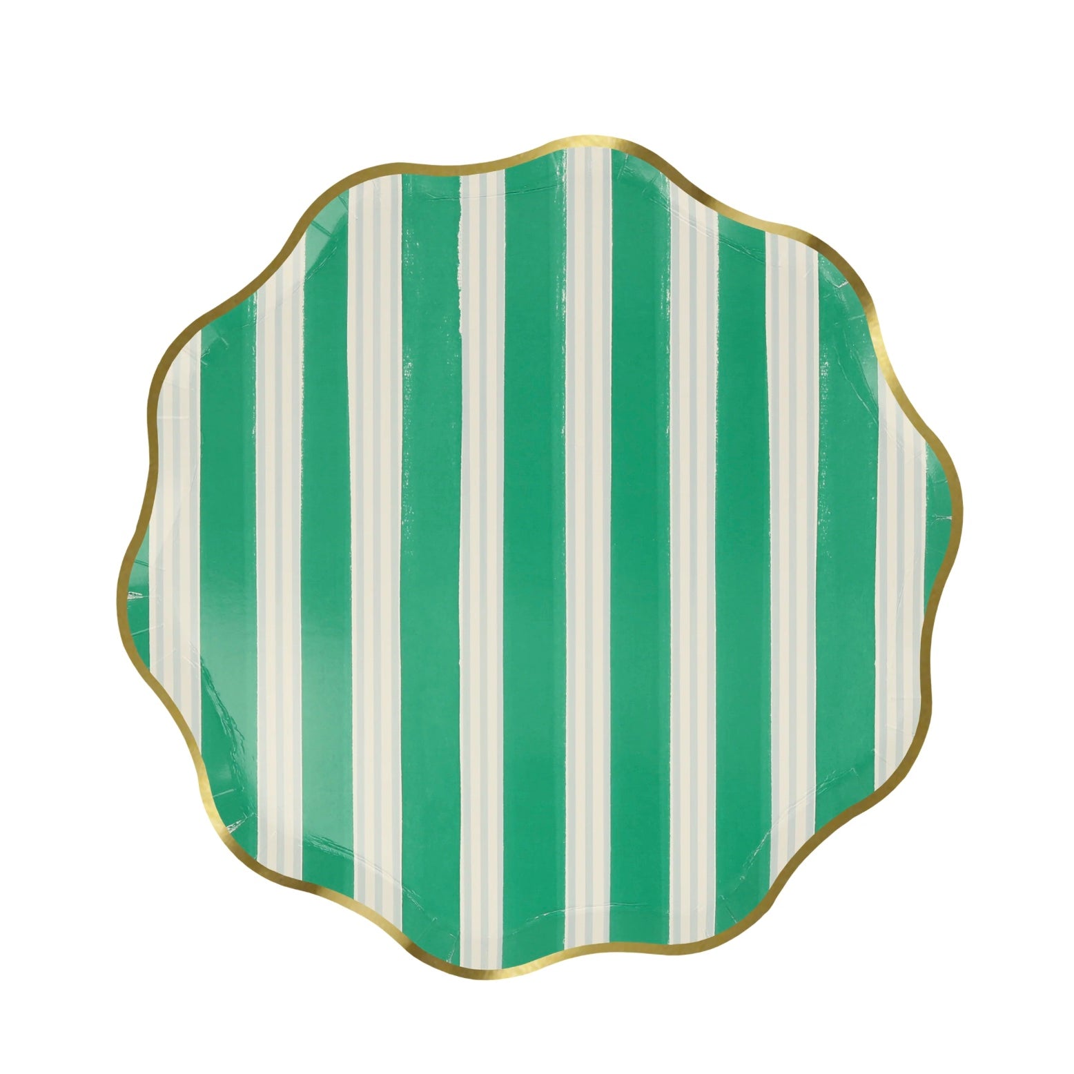 Joyfully Striped Plates