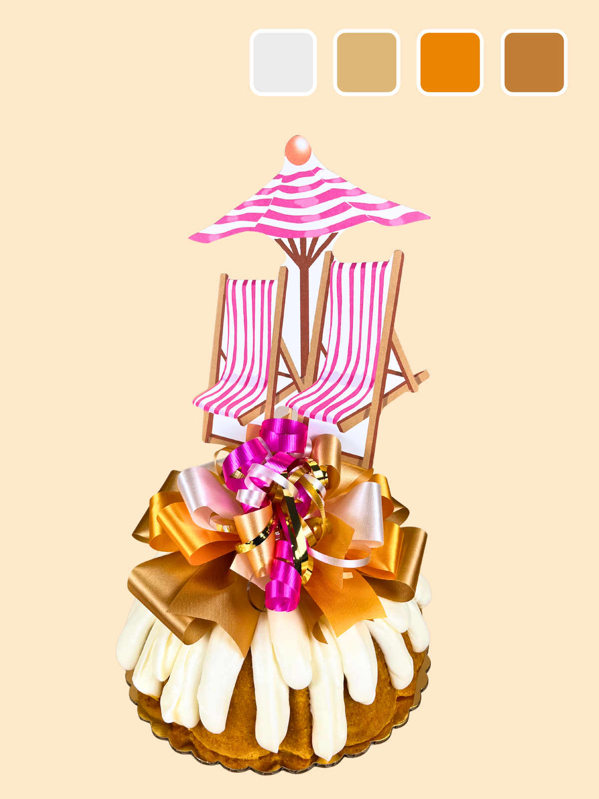Beach Chairs Cake | Creative Cakery
