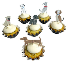 Cupcakes with Cupcake Toppers (One Dozen)