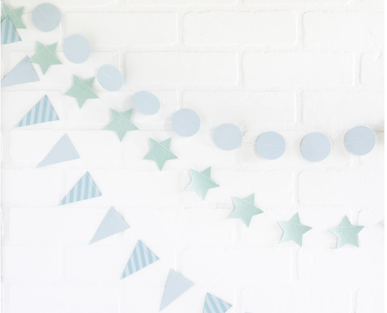 Mini Banner Set: Baby Blue